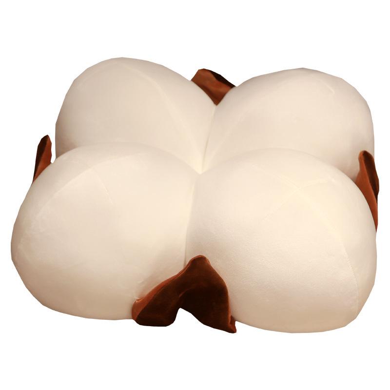 Winter Series Cotton Throw Pillow & Cushion Set – Round Futon, Back Support & Seat Cushion
