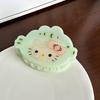 Cat Cartoon Lovely Hair Claw Clip In Soft Pastel Colors Perfect For Hairdos Chic