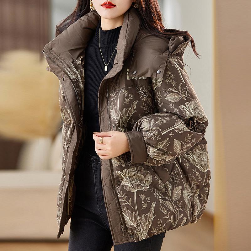 

Women s 2025 Thickened Down Cotton Jacket – Super Thick, Fashionable Plus Size Winter Coat 3X Large