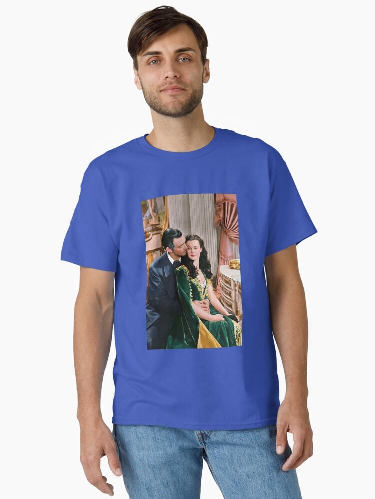 Gone with the Wind Retro Making Out With You Scarlett O'Hara Proverbs Classic T-Shirt