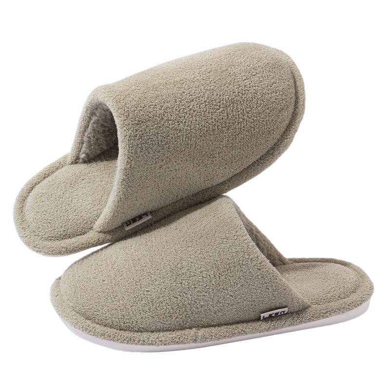 2024 Women's & Men's Plush Cotton Non-Slip Slippers - Cozy Indoor Footwear for Autumn/Winter