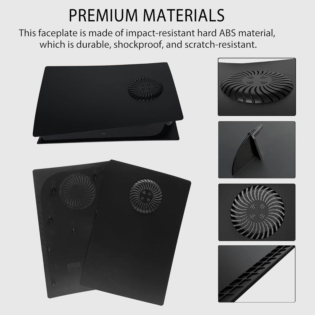 Faceplate with RGB Light Strip for PS5 Digital Edition DOBEWINGDELOU 400+ Effects LED Light Ring Console Cover for PS5 Digital Edition DIY Decoration