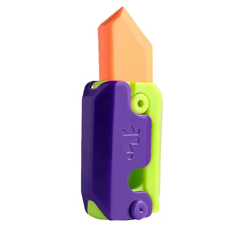 Mini Luminous Push-Pull Elephant Eraser for Students – No-Crumbs, Creative Radish Knife Style Eraser