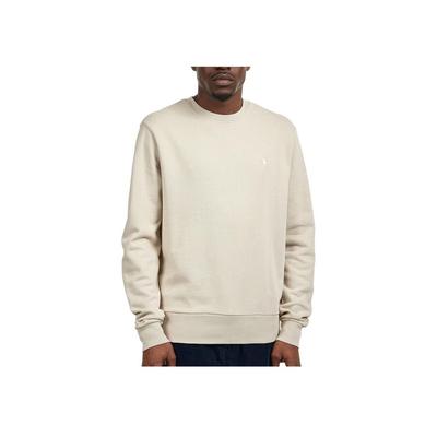 Polo Crew Neck Logo Embroidered Loose Fit Long Sleeve Sweatshirt Men Sweatshirt Gray 710916689-025