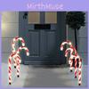 Christmas Led Candy Cane Path Light With Pvc Shell For Outdoor Christmas Decor