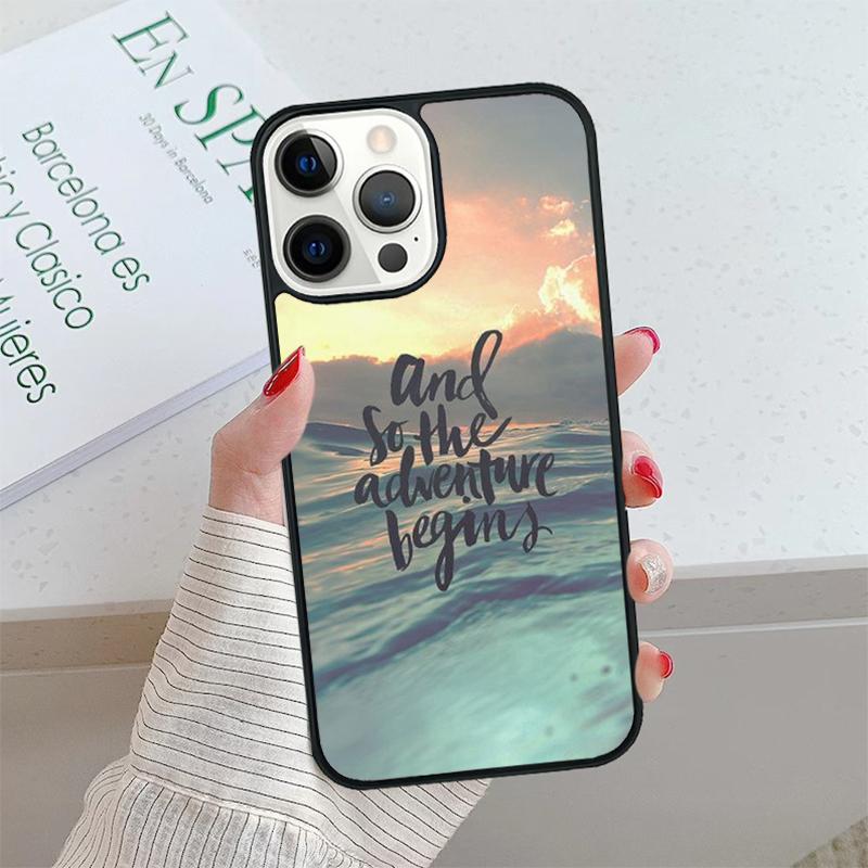 Travel Mountain Sea Beach Phone Case cover For iPhone 17 Air 15 16 16e 14 13 12 11 Pro Max Coque For Apple PLUS fundas