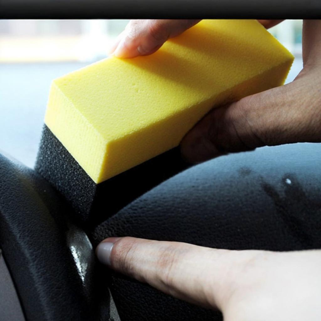 Multifunctional Waxing Washing Maintenance And Cleaning Sponge For Cars
