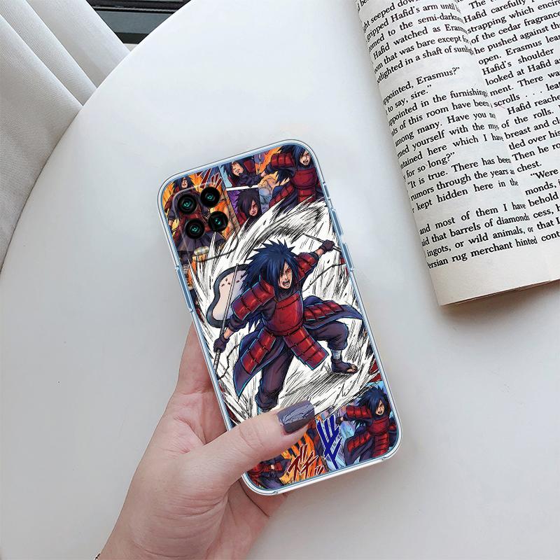 Naruto Akatsuki Transparente Handyhülle für Motorola Moto G40 G04 G05 One Ace Action Fusion + Plus Hyper Makro-Sicht Zoom