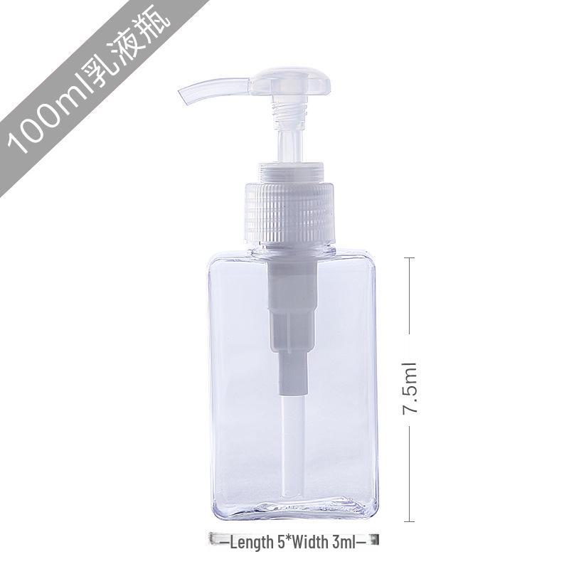 Push-Type Foaming Hand Sanitizer Bottle - Transparent for Hotel Use