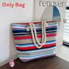 Trendy Dualsided Ethnic Style Canvas Tote With Hidden Pocket For Everyday Carry