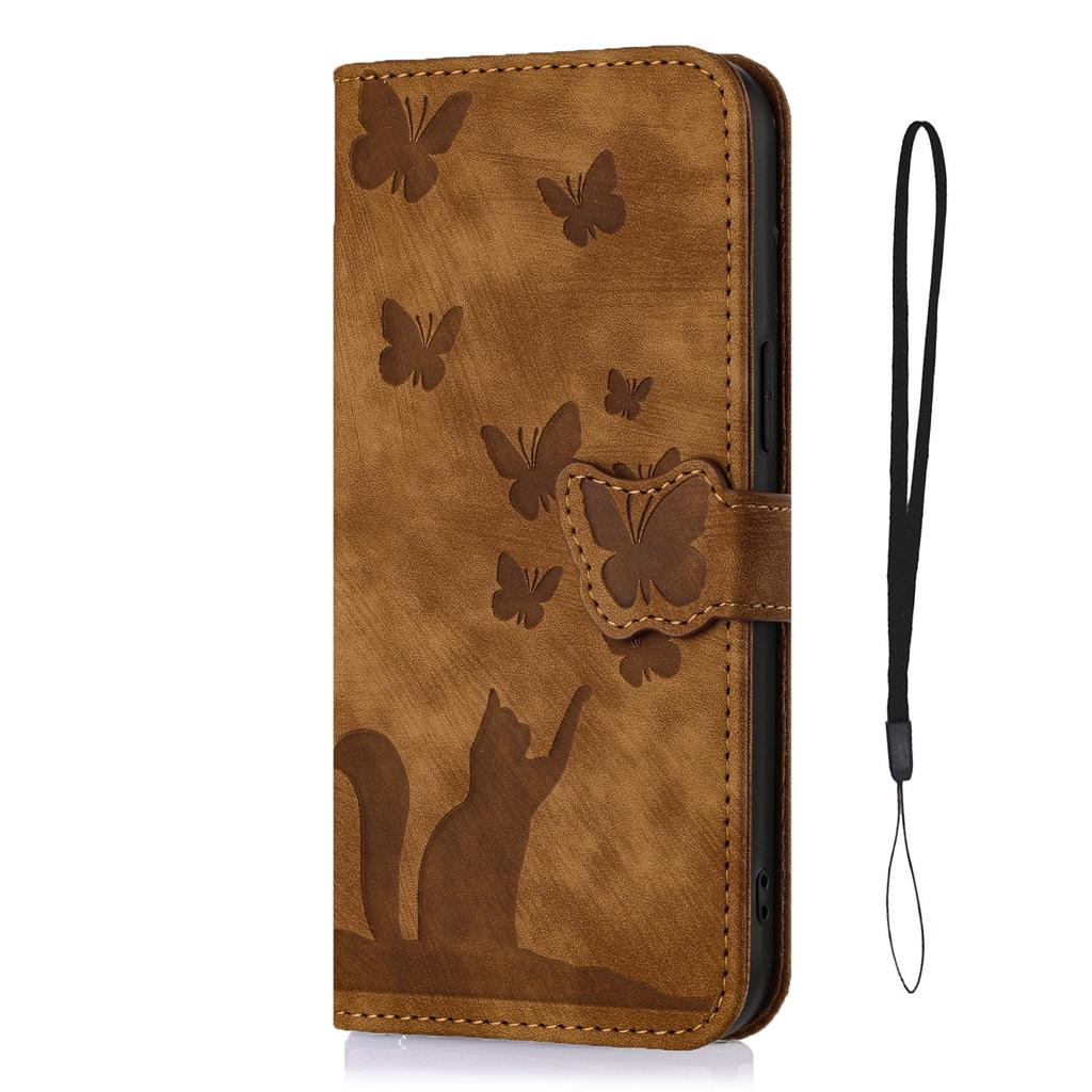 Animals Cat Leather Phone Wallet Case Book For Samsung Galaxy S25 Edge S24 S23 S22 Ultra S21 Plus S20 FE A16 A56 Card Flip Cover