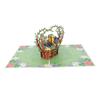 Lovebirds 3D Greeting Card Handcraft Repeatable Folding Exquisite Valentines Day Greeting Cards for