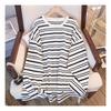 Navava Loose FiT Round Neck STripe Long Sleeve T shirT nT1942
