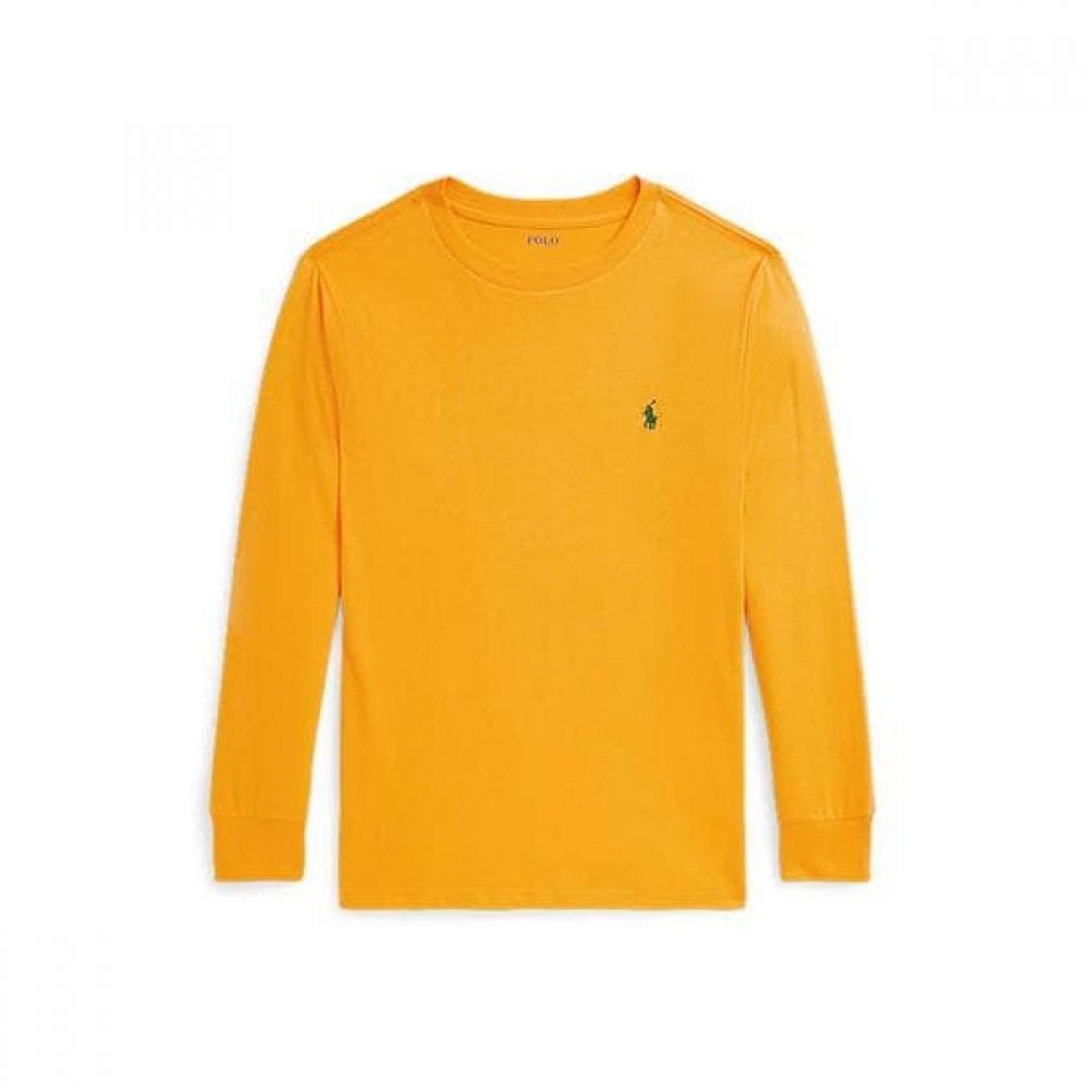 Polo Kids Boys 8 18 Cotton Jersey Long Sleeve Tee Cwpotshy8021177720 S