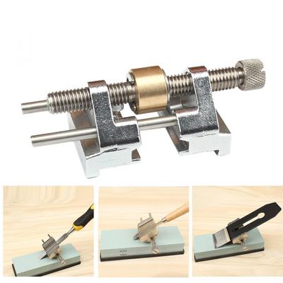 1Pc Precision Honing Guide Jig Brass Stainless Steel Roller Fixed Edge Bevel Angle Sharpener