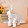 1Pc Home Resin Black Gold Elephant Crafts Ornament Mascot Ornament Chinese Style Gift for Elders