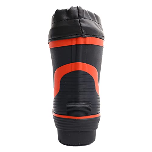 CO-COS nobuoka Ziploa HB-781 Lightweight Short Rain Boots with Cover, Black, Size S/M/L, 3L (27.5-28.0 cm), 3E