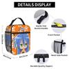 Manga Lucky Star Insulated Lunch Bag Thermal Bag Reusable,Meal Container Izumi Konata Portable Tote Lunch Box Food Storage Bags
