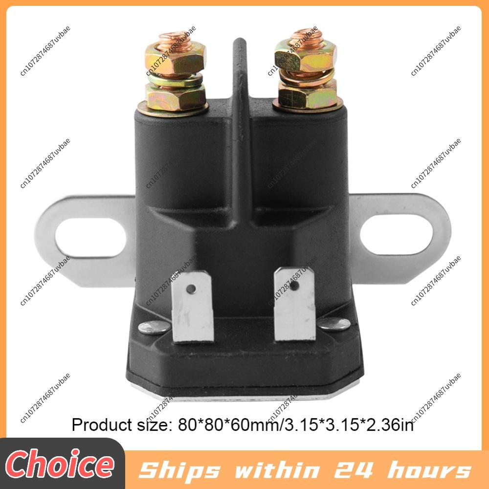 12V Starter Solenoid Relay 725-04439A Lawn Mower Motorcycle Starter 1134-2962-01 Zinc Alloy for Riding Mower Tractor Motorboat