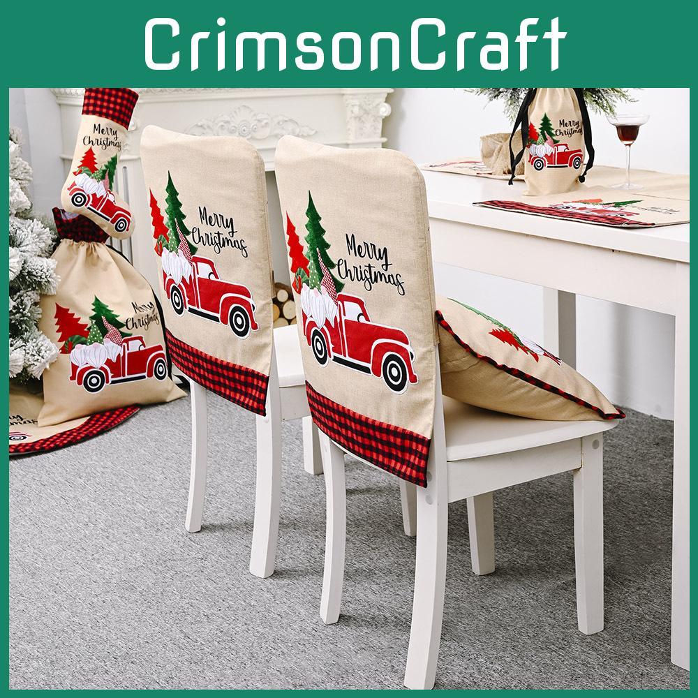 Charming Forest Santa Christmas Seat Covers For Car Chairs And Home Seating