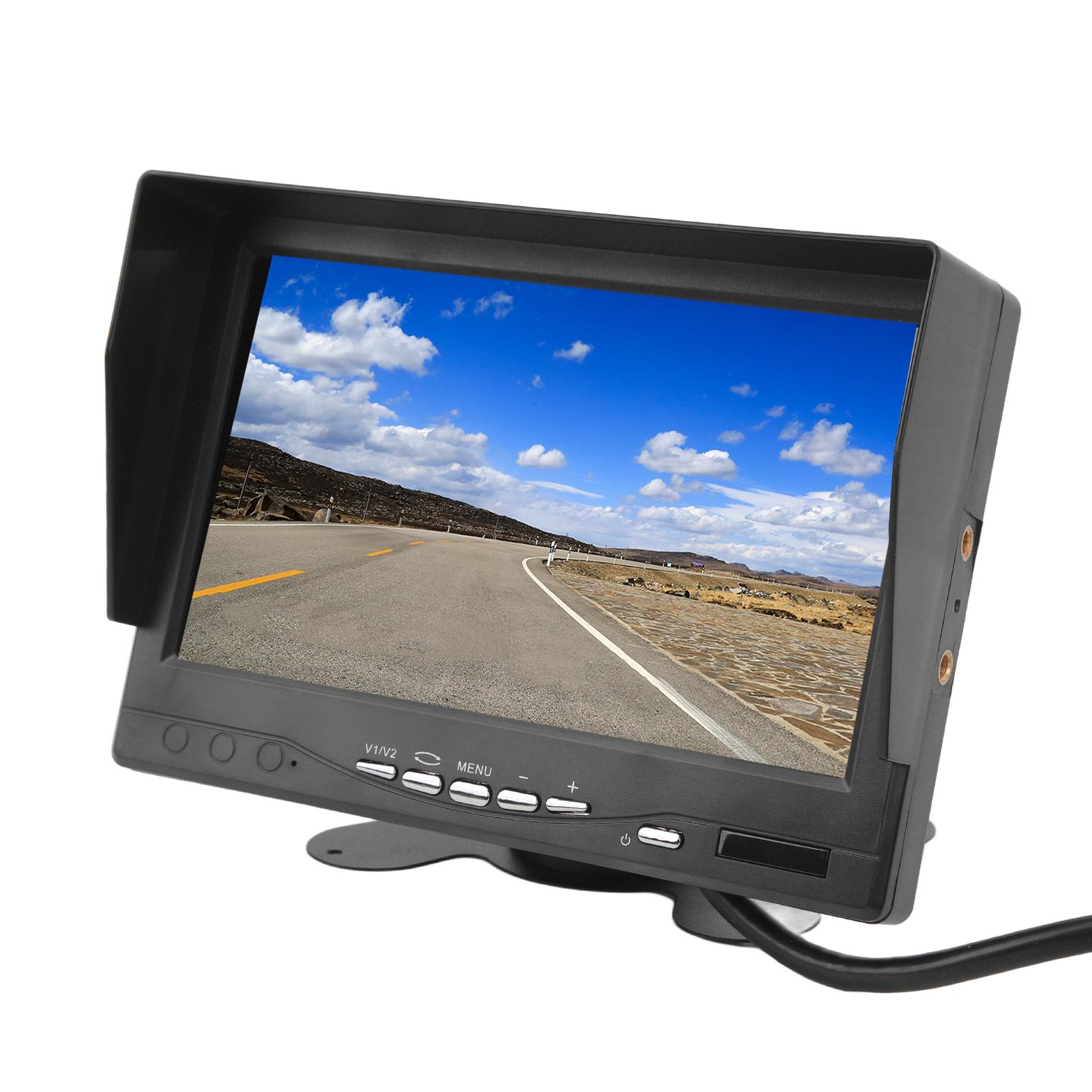 

Комплект 7-дюймового монитора заднего вида для автодома с IPS-экраном 16:9 Систем PAL NTSC Парковочная камера заднего вида для грузовика, прицепа, кемпера