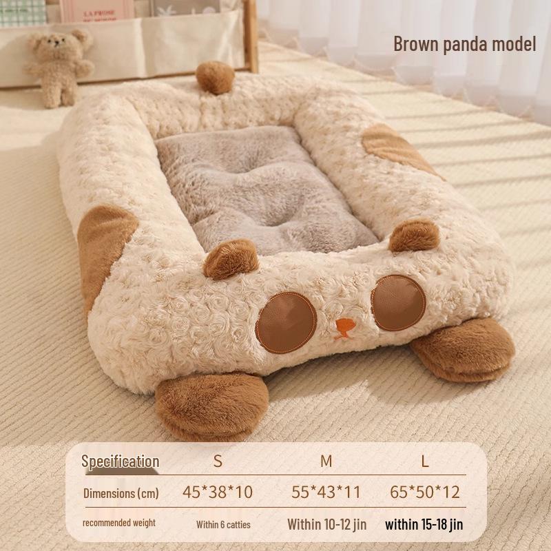 

Cozy Washable Pet Bed: Thickened Nesting Pad for Small Dogs & Cats For 6-8 lbs