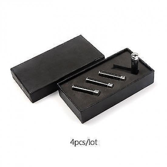 4x Real Carbon Fiber Interior Door Lock Knobs P for Bmw E60 E90 M3