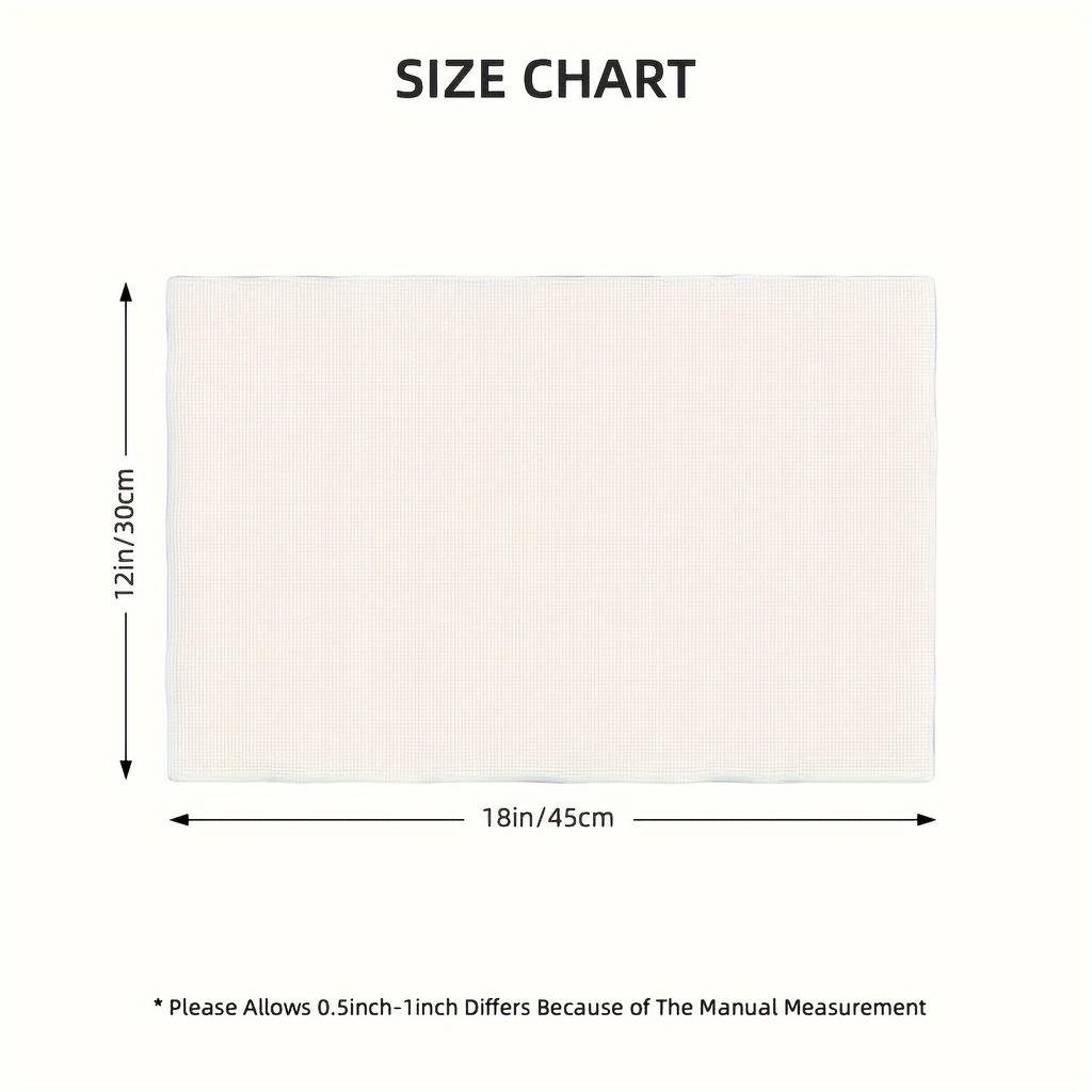 4pcs Christmas Placemats 12x18 Inches, Christmas Gnome Black and White Plaid Pattern Linen Placemats, Suitable for Holiday Dining and Kitchen Table