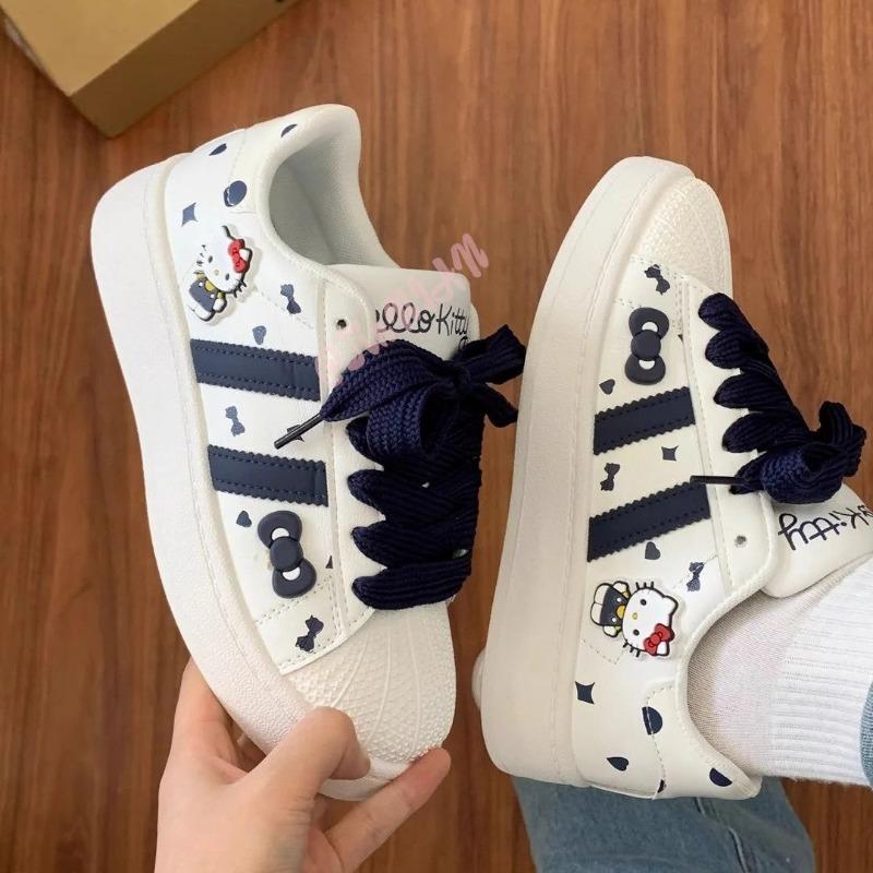 

Ракушечная голова розовый средний каблук повседневный вайб парусиновые туфли студенческие универсальные дышащие однотонные весенние 40