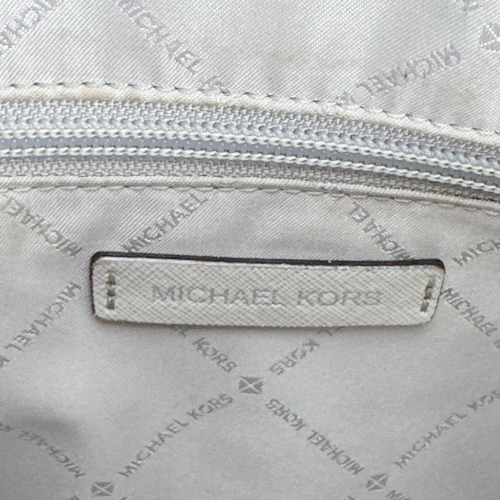 Michael Kors Ciara A4 compatible Handbag leather gray Women 35F8SC6T9L Used