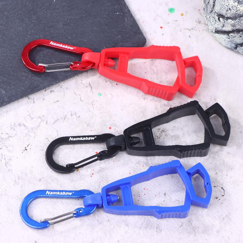 Outdoor-Handschuhclip Mehrzweck Anti-Drop-Haken Arbeits Handschuhe Halter Clip Schlüssel Sicherheitsklemme Camping Werkzeuge