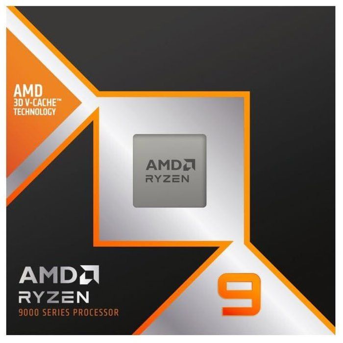 Processor - AMD - RYZEN 9 9900X3D 12 Core