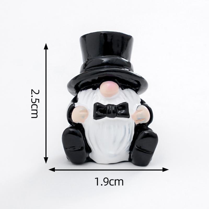 

5Pcs Mini Gnome Figurines Cute Dwarf Doll Decor Adorable Ornament Accessories for Car Dashboard, Desk & DIY Crafts A29