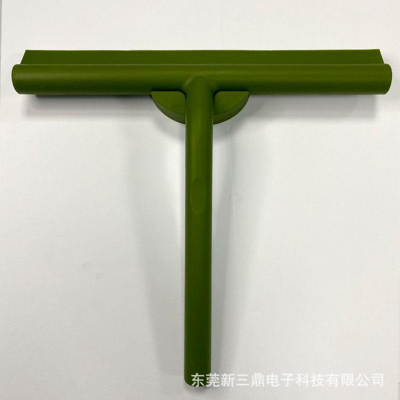 Shower Squeegee Glass Clean Scraper Washing Wiper Hanger Floor Window Cleaning Household Water Wall Hanging Mirror with Handle