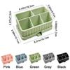 Detachable Silicone Toothbrush Storage Box Anti-Slip Toothbrush Toothpaste Organizer  Bathroom