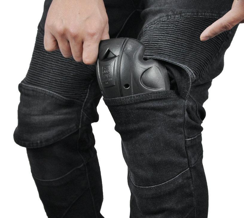 New product Locomotive racing casual loose jeans Off-road motorcycle riding jeans with cover, silicone