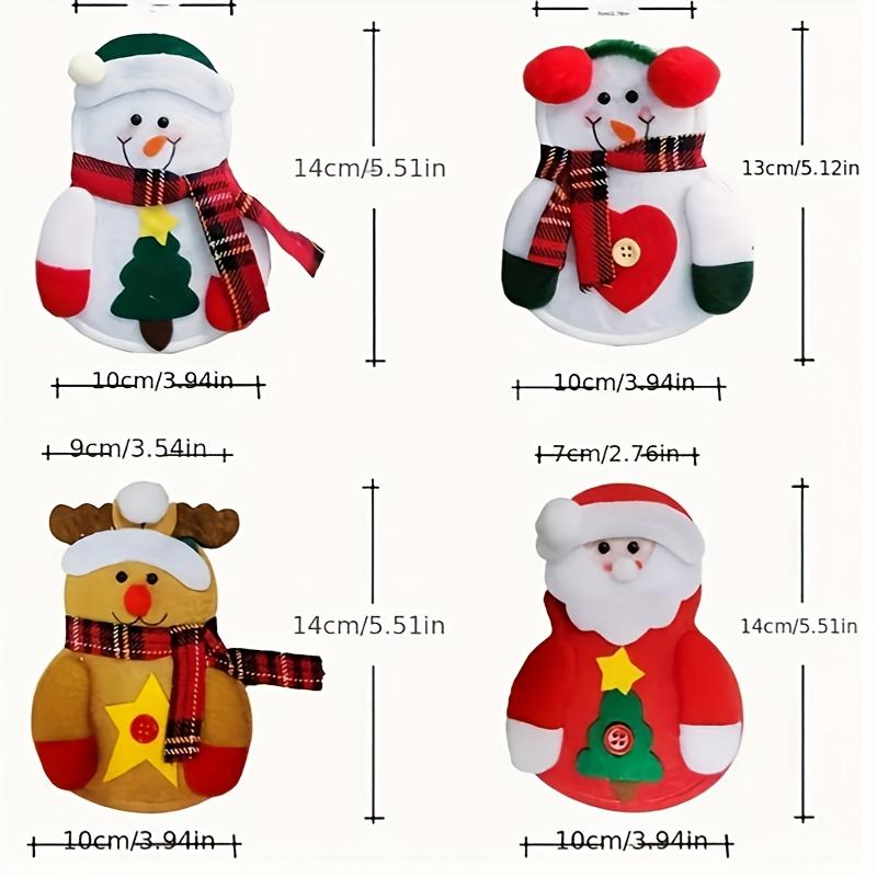 Christmas Cutlery Bags - Knifes Forks Tableware Decor Storage Bag,Suitable for Home Dinner Table,Christmas Xmas Party Decoration