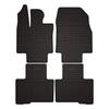 Dywaniki Samochodowe Gumowe Do: Toyota Highlander IV SUV (2021-) - Czarne, Dopasowane
