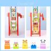 Wooden Animal Hand Crank Ferris Wheel Puzzle Toy For Baby And Toddler Learning