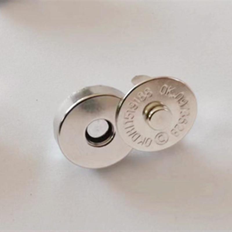 

18mm No-Sew Magnetic Snap Round for Hyuna Bag Accessories - Invisible Male-Female Buckle
