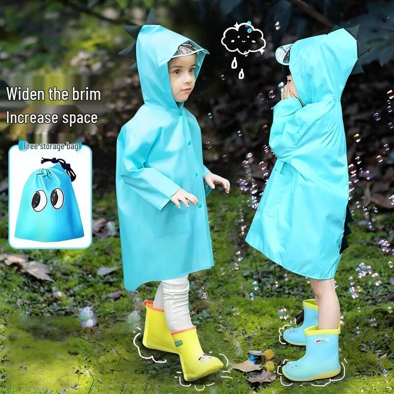 

9i9 Kids Cartoon Dinosaur Raincoat M