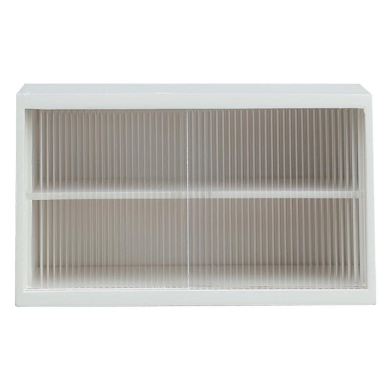 1:12 Dollhouse Mini Furniture  Ob11 Display Cabinet Model Wooden Cake Cabinet Store Display Cabinet Handmade Children Gift белый