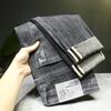JYL Men's Elastic Jeans Knit Classic Youth Multifunctional High-quality Pants.