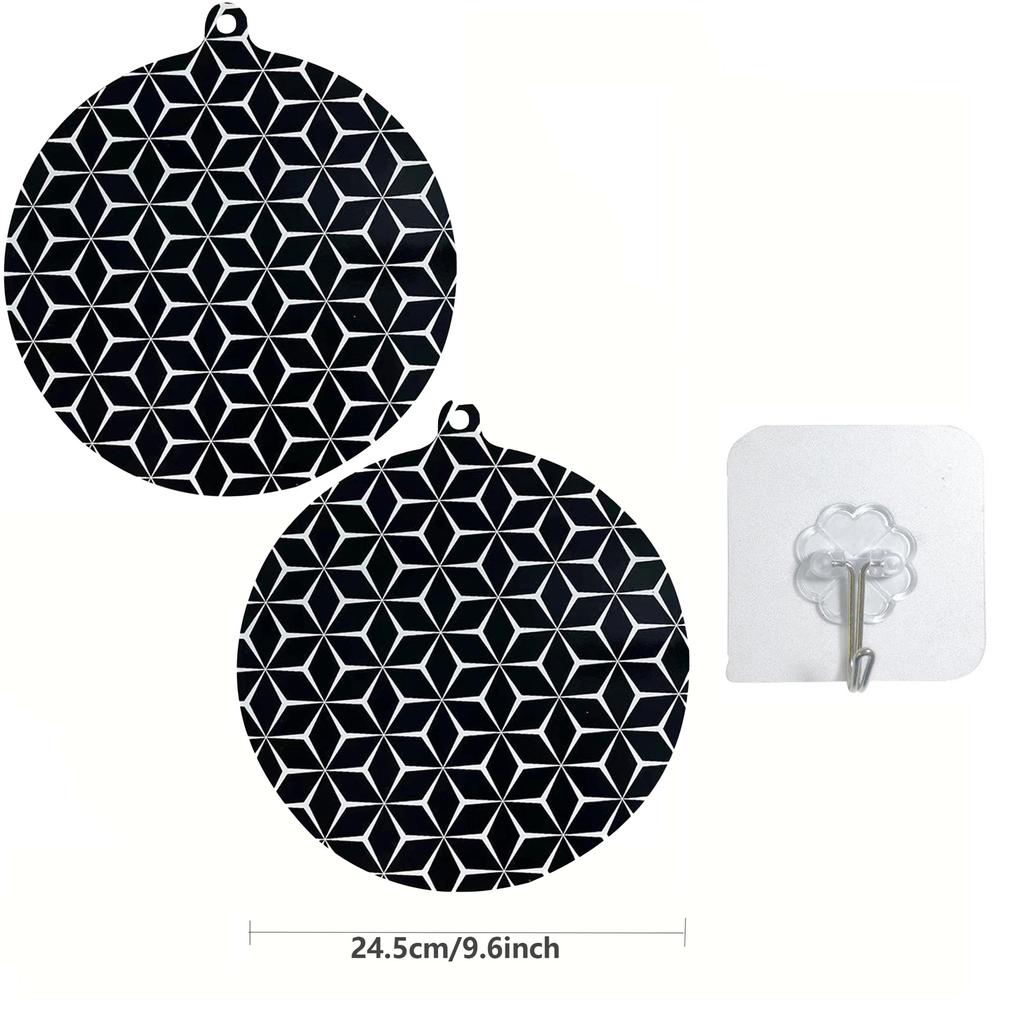 1/4 Stück Induktionskochfeld-Schutz - Runde Silikon-Hitzewasserdichte Kochfeldmatte Hitzebeständig bis 240°C für Gasherd-Zubehör