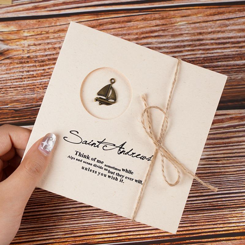 10pcs Assorted Modern Folk Art Greeting Cards with Envelopes – Cards for Weddings, Valentine's Day, Thank Yous & Congratulations