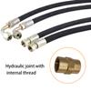 Hydraulic Connector Straight Through Transition Joint Wear-resistant Lightweight Adapter Good High Temperature Ductility