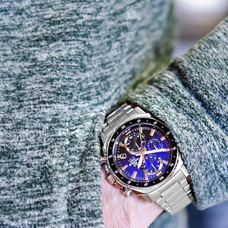 CASIO Men EDIFICE Blue Watch EFV-600D-2 EFV-600D-2