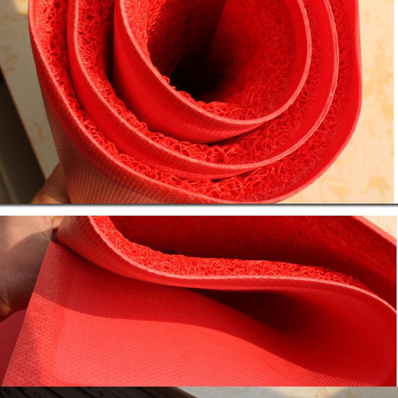 Welcome to DIYIN (DIYIN) Red Doormat, 60*90cm, Entrance Mat, Doorway Rug, Non-Slip Mat with Loop Pile for Greeting Guests