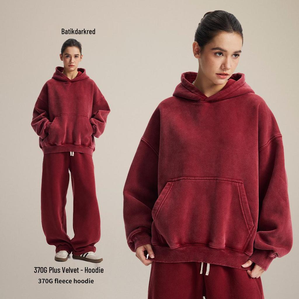 Chain Tide Menswear | 2025 Autumn/Winter Boxy Fit Ripped Distressed Hooded Sweatshirt with Plus Velvet