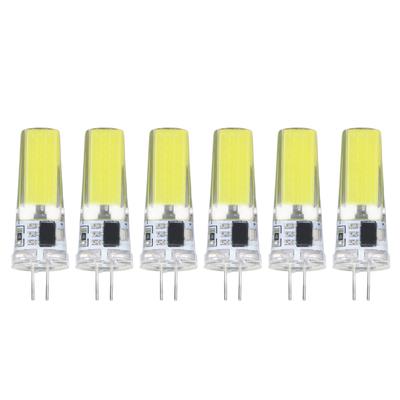 6 Pieces G4 LED Bulbs 9W Dimmable COB Lamp 500LM for Home Ceiling Landscape Chandelier Lamps 6500K